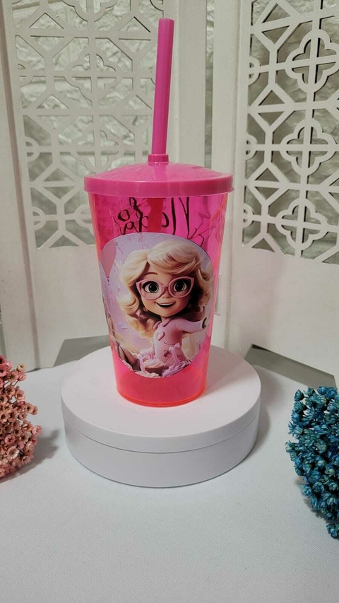12 Copos Twister de 500 ml com Adesivo Personalizado