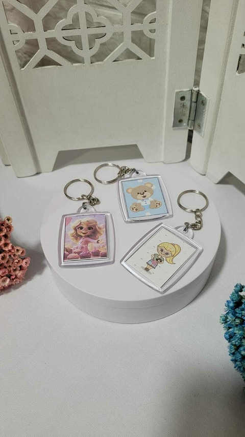 18 Chaveiros 3x4 Personalizados