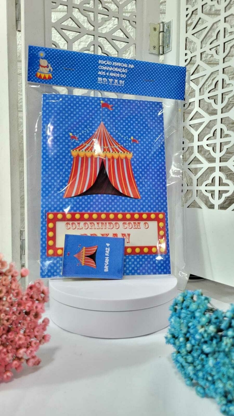 10 Livros de Colorir Personalizado com Tema de Sua Festa - comprar online