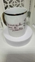 Caneca Porcelana com borda dourada Personalizada 325 ml