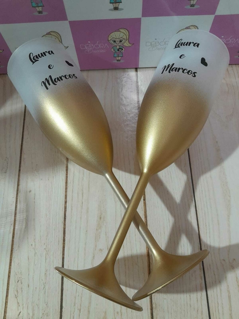 24 Taças Champanhe Degrade 170 ml