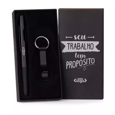 Kit Caneta & Chaveiro (ABS / Alumínio) - comprar online
