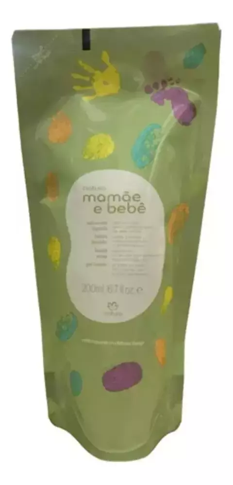 Refil Sabonete Líquido Da Cabeça Aos Pés Mamãe E Bebê