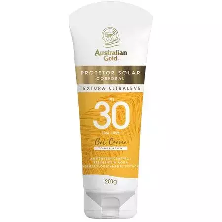 Protetor Solar Australian Gold Gel Creme FPS30 200g