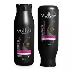 Combo Vult Cabelos Choque de Reconstrução: Shampoo 350ml + Condicionador 325ml