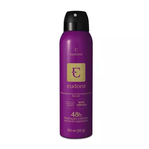 Desodorante Antitranspirante Aerosol Eudora 150ml/90g