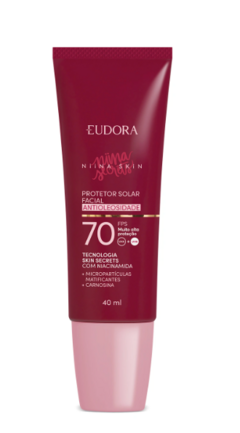 Protetor Solar Facial Antioleosidade FPS 70 Niina Skin 40ml