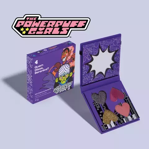 Mini Paleta De Sombras Chame As Meninas QDB As Meninas Super Poderosas 4g