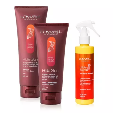 Kit com Proteção Solar Hide Sun