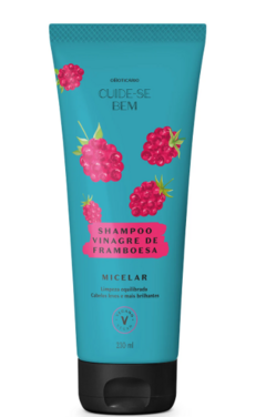 Shampoo Vinagre de Framboesa Cuide-se Bem Feira 230ml