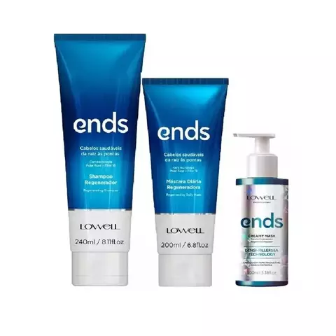 Kit Ends Shampoo + Máscara + Creamy Mask Ends (3 produtos)