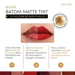 Batom Líquido Glam Matte Tint 4g na internet