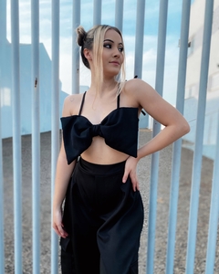 Cropped Vanilla Preto na internet