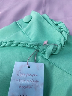 Short Dália Verde Água