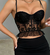 Bustier Corsé con Bordado Floral