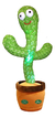 Cactus Luminoso Peluche Baila Canta Y Repite Voz Juguete