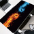 Mouse Pad Hielo Y Fuego Gamer Xl 89x40 Antideslizante - comprar online