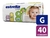 Pañales Descartables Estrella Baby Absorbentes G X 40 Uni