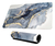 Mouse Pad Marmol Azul Y Dorado Gamer Xl 89x40 Antideslizante