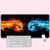 Mouse Pad Hielo Y Fuego Gamer Xl 89x40 Antideslizante - tienda online