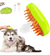 Cepillo De Vapor Para Gatos Y Perros 3 In 1 Cepillo
