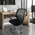 Imagen de Silla De Oficina Mesh Negro Ergonómica Respaldo Reclinable