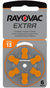 18 X Pilas Audifono Rayovac 13 Pr48 Extra Advance Modaxpress