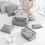 Set Organizador De Ropa Valija De 6 Bolsas Con Cierre Viaje - comprar online