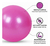 Pelota De Pilates Yoga 55 Cm Incluye Inflador Rehabilitacion