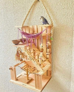Playground Paraíso Suspenso 2022 com Redinha para Aves. - comprar online