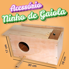 Ninho Artesanal para Aves.