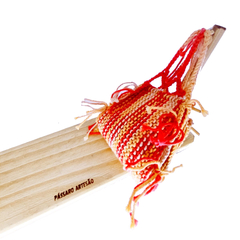 Redinha de Crochê com base Pinus para Aves. - Pássaro Artesão
