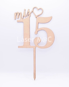 Cake toppers personalizados - Laser MAC Corte y grabdo laser