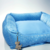CAMA PET SONHO ELIZABETH BICHO COM LUXO AZUL
