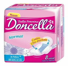Toallitas doncella x 8u