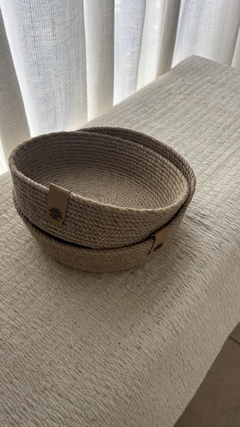 Canasto/ panera chica de yute - comprar online