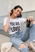 T-shirt LOVED Branca