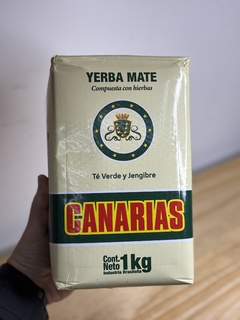 YERBA CANARIAS TE VERDE Y JENGRIBE 1KG - comprar online