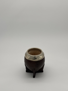 MATE TORPEDO ALPACA CINCELADO CLÁSICO - Yerbas Jb