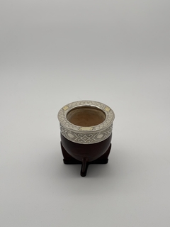 MATE IMPERIAL CINCELADO C/APLIQUES CALIDAD URUGUAYO