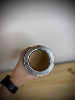 MATE IMPERIAL LISO DE ALPACA C/BASE COMPLETA