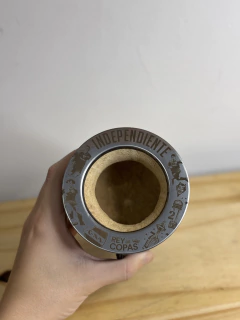 MATE CAMIONERO ACERO LISO (GRABADO INDEPENDIENTE DE AVELLANEDA) - comprar online
