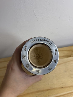 MATE CAMIONERO ACERO LISO (GRABADO VELEZ SARFIELD) en internet