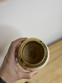 MATE TORPEDO CINCELADO DE BRONCE en internet