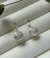 Aretes colgantes bola martillada 925 - tienda online