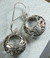 Arete colgante plata envejecida 925