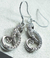 Aretes colgantes Plata 925 - Rumiyana
