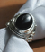 Anillo ónix plata 925 - tienda online
