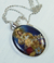 Dije con flores inmortalizadas en plata 925 - comprar online