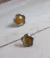 Aretes con flor inmortalizada - tienda online